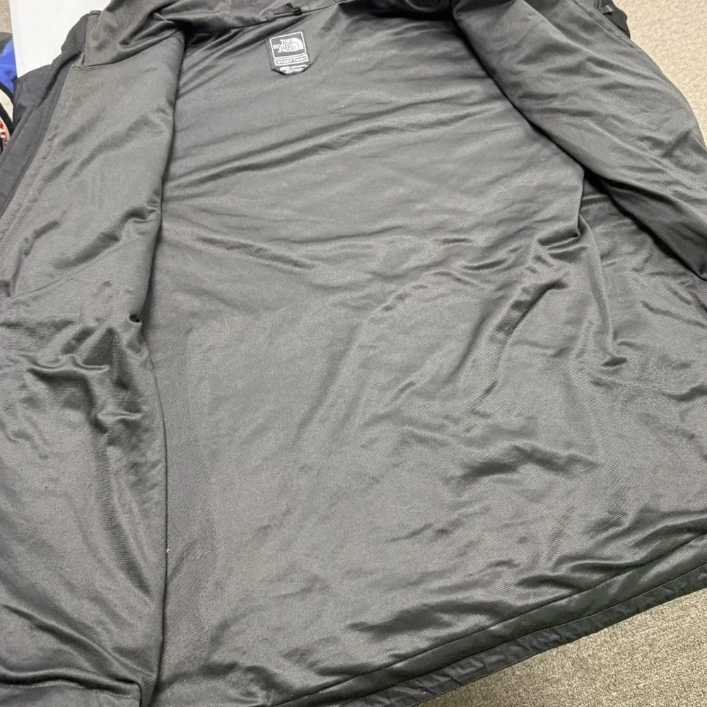 The North Face Steep Tech Jacket Mens 3XL Black Grey Hooded Full Zip Shell